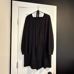 Elegant Black Women's Romper